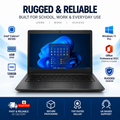 HP 14 with Full Lifetime Microsoft Office Windows 11 Pro HD Ethernet WIFI Laptop SSD Win11